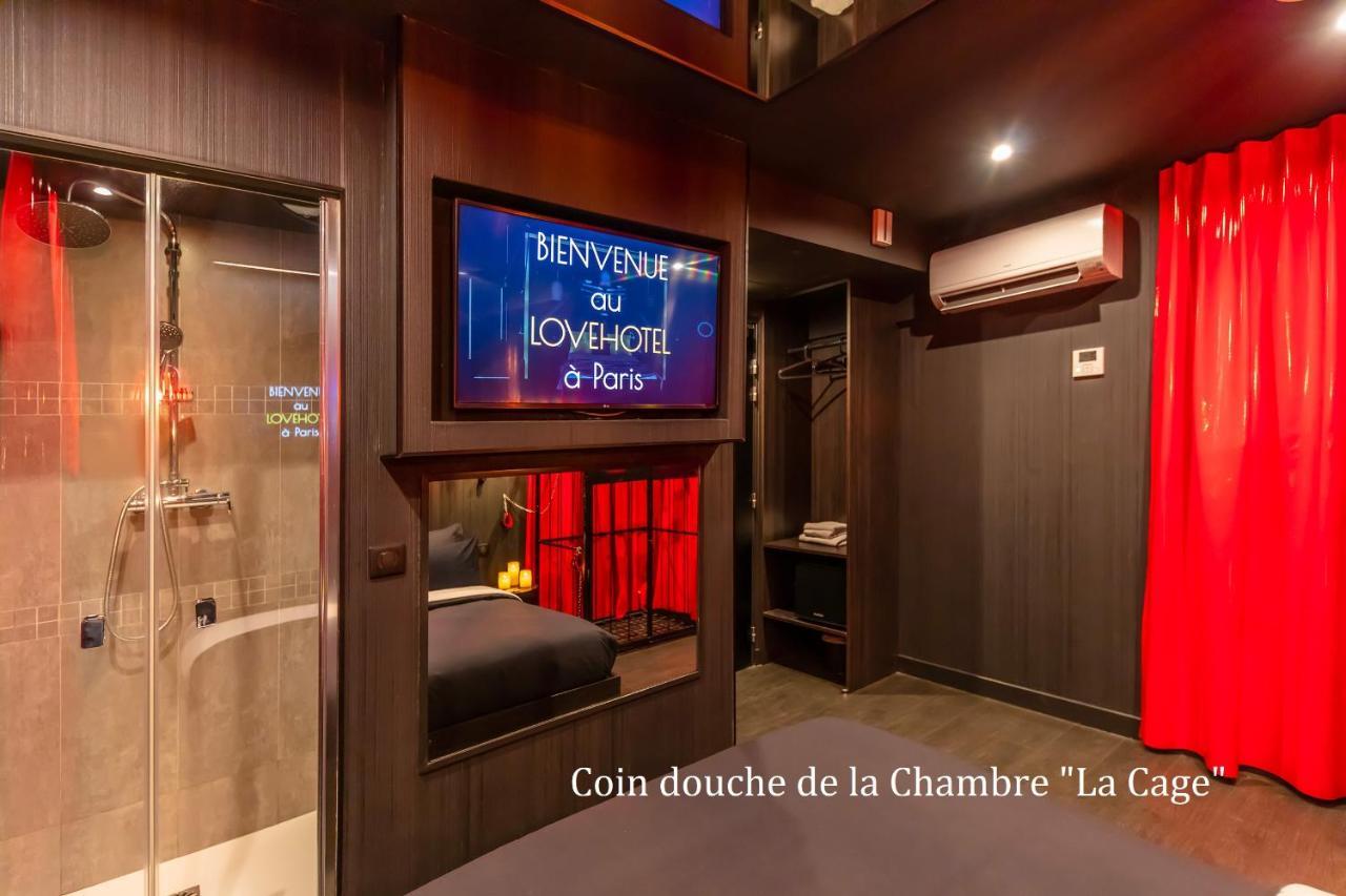 Love Hotel Avec Nuit Insolite Au Dandy Et Jacuzzi Privatise (Adults Only) Paris Exterior photo