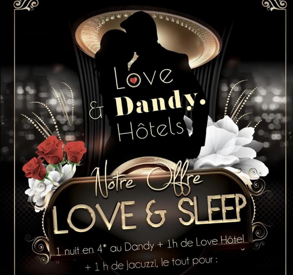 Love Hotel Avec Nuit Insolite Au Dandy Et Jacuzzi Privatise (Adults Only) Paris Exterior photo